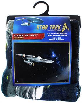 Star Trek Enterprise 45"x60" Glitter Fleece Blanket