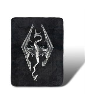Skyrim Dragon Emblem 45" x 60" Fleece Throw Blanket