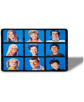 The Brady Bunch Fleece Throw Blanket | 45 x 60 Inches