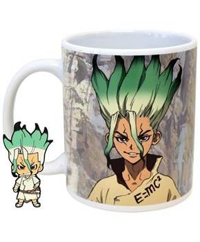 Dr. Stone 11oz Coffee Mug with Enamel Pin