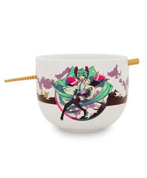 Hatsune Miku Crypton Voice 14-Ounce Ramen Bowl with Chopsticks