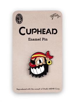 Cuphead Pirate Boss Enamel Collector Pin