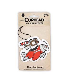 Cuphead Double-Sided Airplane Air Freshener (New Car Scent)