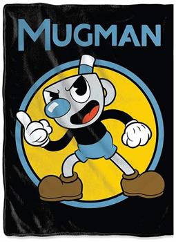 Cuphead Retro Mugman 45 x 60 Inch Fleece Throw Blanket