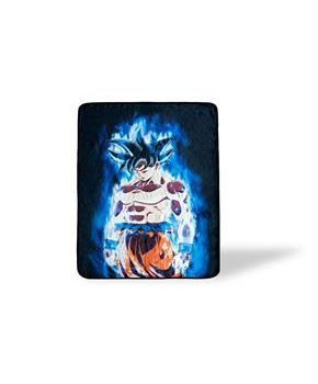 Dragon Ball Super Goku Collectible Large Fleece Throw Blanket | 60 x 45 Inches