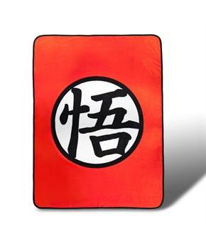 Dragon Ball Z Custom Goku Symbol Lightweight Fleece Blanket | 45 x 60 Inches