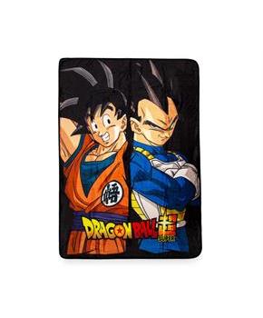 Dragon Ball Super Goku & Vegeta Fleece Throw Blanket | 45 x 60 Inches