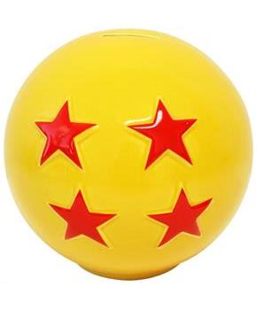 Dragon Ball Super 4 Star Dragon Ball 6 Inch 3D Molded Ceramic Bank