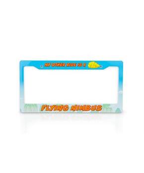Dragon Ball Z License Plate Frame | My Other Ride Is A Flying Nimbus Cloud