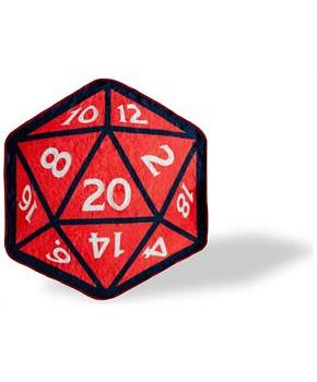Dungeons And Dragons D20 Fleece Throw Blanket | 20-Sided Dice | 52 x 48 Inches