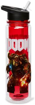 DOOM Cyberdemon 16oz Double Walled Plastic Water Bottle