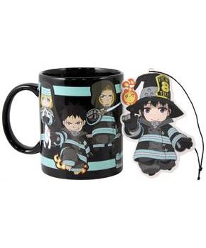 Fire Force Company 8 GITD 11oz Coffee Mug and Air Freshener Set