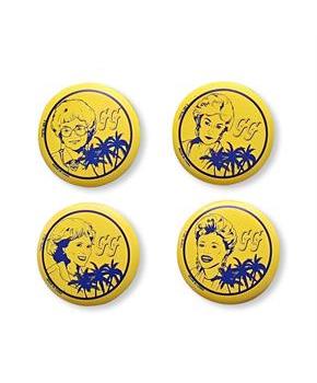 The Golden Girls Button Pin Set | Exclusive Dorothy, Rose, Blanche & Sophia Pins