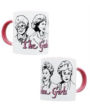 Golden Girls 16oz Character Mug, White/ Pink