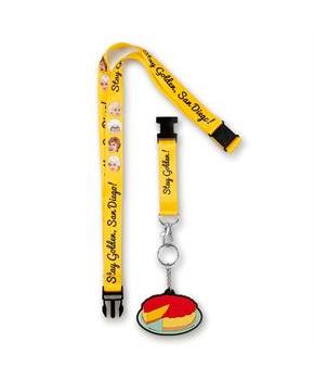 Golden Girls "Stay Golden, San Diego!" Lanyard w/ Charm (SDCC Exclusive)