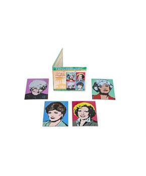 The Golden Girls Collectible Warhol Art Style 4-Magnet Set | 4-Inch Tall Magnets