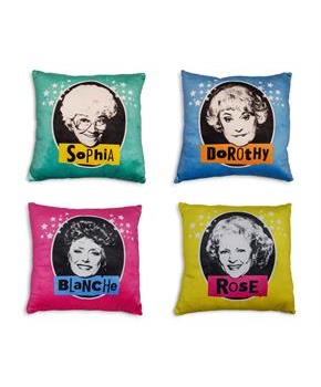 The Golden Girls 14-Inch Character Throw Pillows | Set of 4