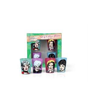 Golden Girls 2oz Character Shot Glasses | Set of 4