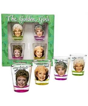 The Golden Girls 2oz Shot Glass Set of 4