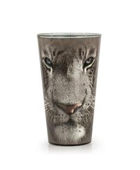 White Tiger Collectible Animal Print Glass | White Tiger 16-Ounce Pint Glass