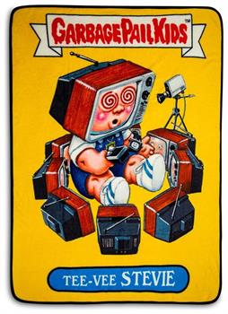 Garbage Pail Kids Tee-Vee Stevie Fleece Throw Blanket | 45 x 60 Inches
