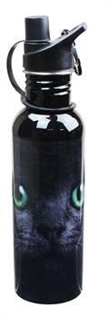 Black Cat Water Bottle