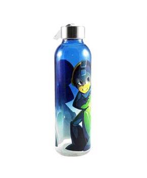 Mega Man 20oz Glass Water Bottle