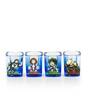 My Hero Academia 2oz Square Shot Glass 4 Pack