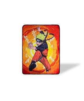 Naruto With Kanji Symbols Large Anime Fleece Throw Blanket | 60 x 45 Inches
