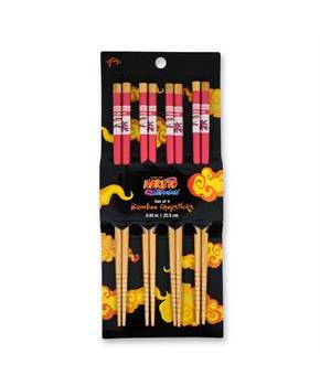 Naruto: Shippuden Ichiraku Ramen Bamboo Chopsticks | Set of 4