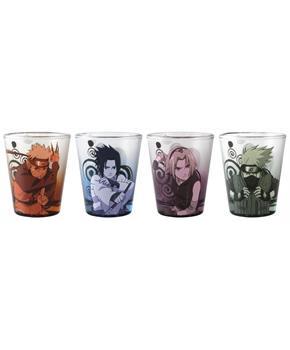 Naruto Shippuden 1.5oz Shot Glasses Set of 4