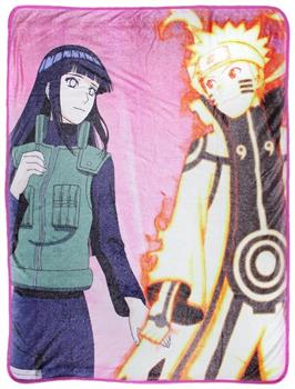 Naruto Shippuden Hinata & Naruto Glitter Throw Blanket