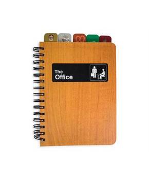 The Office Tabbed 288-Page Spiral Notebook Journal