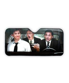 The Office Sun Visor for Car Windshield | 57 x 28-Inch Window Shade for Car