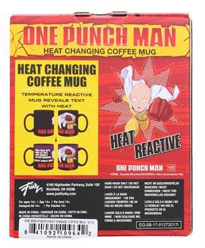 One Punch Man Heat Changing 16oz Ceramic Coffee Mug