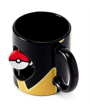 Pokemon Pikachu and Pokeball Spinner 16.9oz Ceramic Mug