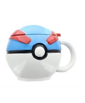 Pokemon Great Ball Molded Mug with Lid