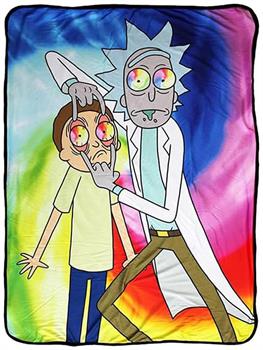 Rick and Morty Spiritual Leader Rick 45 x 60 Inch Fleece Throw Blanket