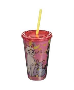 Sailor Moon "Kitties" Lenticular 16oz Carnival Cup