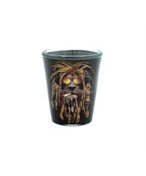 Reggae Lion 2oz Shot Glass