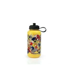 Sonic The Hedgehog Sticker Bomb Large Plastic Water Bottle | Holds 32 Ounces