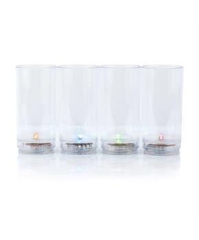 LED Shot Glass 4-Pack