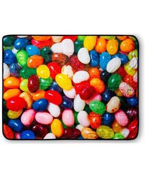 Jelly Bean Fleece Throw Blanket | 45 x 60 Inch Cozy Lightweight Blanket