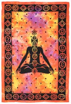 Zen Yoga 54 x 80 Inch Fabric Wall Tapestry