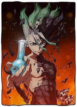Dr. Stone Senku Ishigami 45 x 60 Inch Fleece Throw Blanket