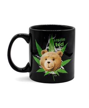 Ted 2 Legalize Ted 12oz Foil-Printed Ceramic Coffee Mug
