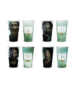 The Walking Dead New Asset Set of 4 Pint Glass
