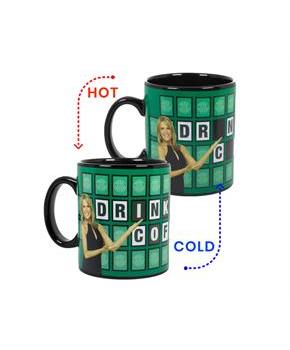 Wheel of Fortune "Drink More Coffee" Color-Changing Mug | Holds 16 Ounces