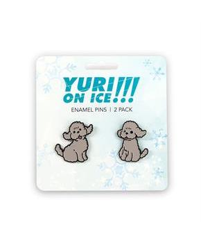 Yuri on Ice Makkachin Enamel Collector Pin Set