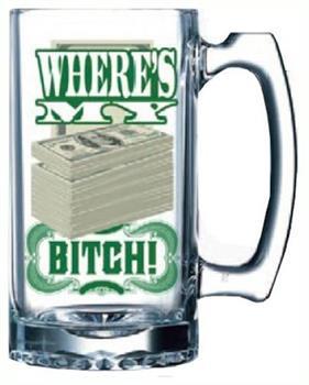 Breaking Bad Where's My Money B*tch Beer Mug